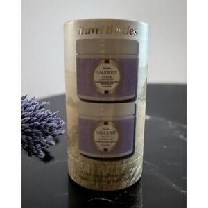 LALICIOUS Travel Besties SUGAR LAVENDER Scrub & Body Butter Duo 2 oz NIB/SEALED